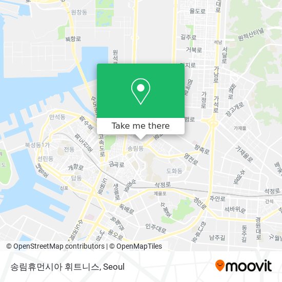 송림휴먼시아 휘트니스 map