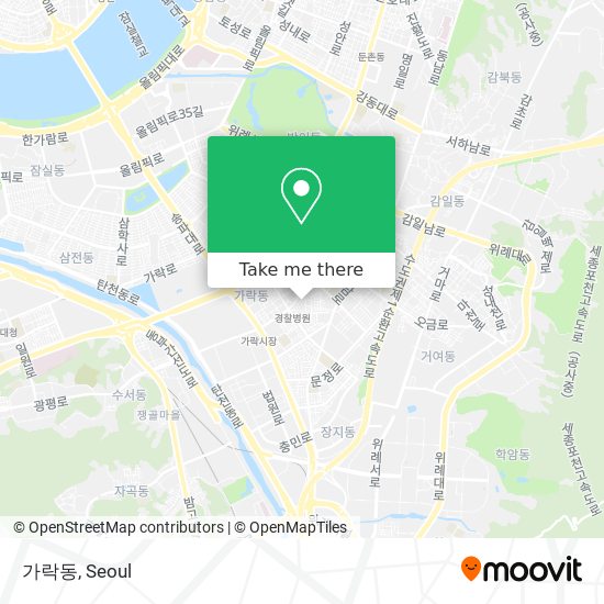가락동 map