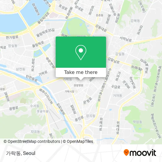 가락동 map