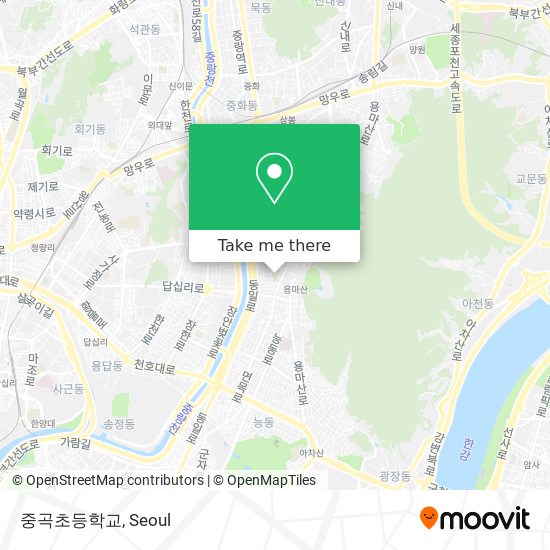 중곡초등학교 map