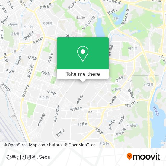 강북삼성병원 map