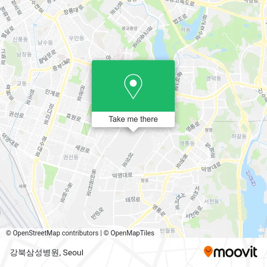 강북삼성병원 map