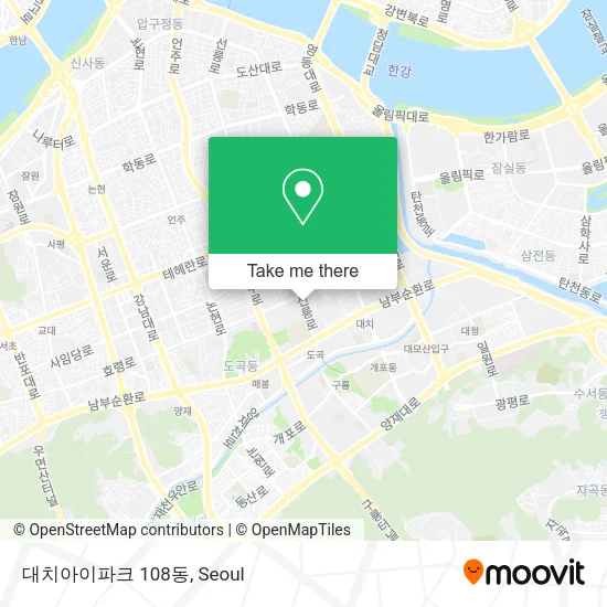 대치아이파크 108동 map