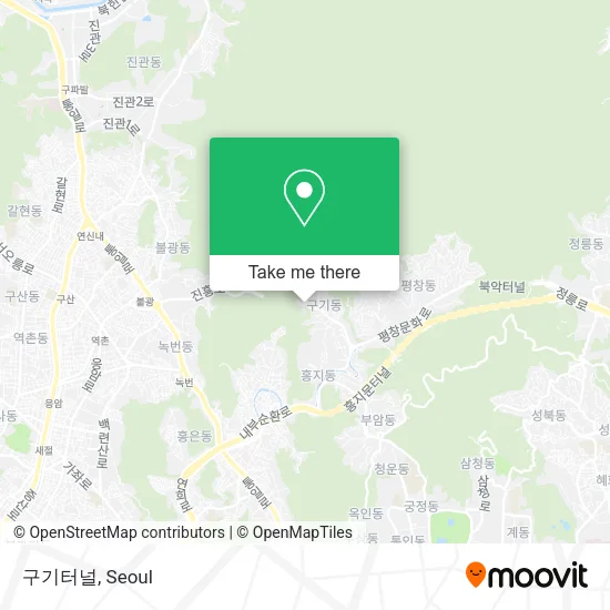 구기터널 map