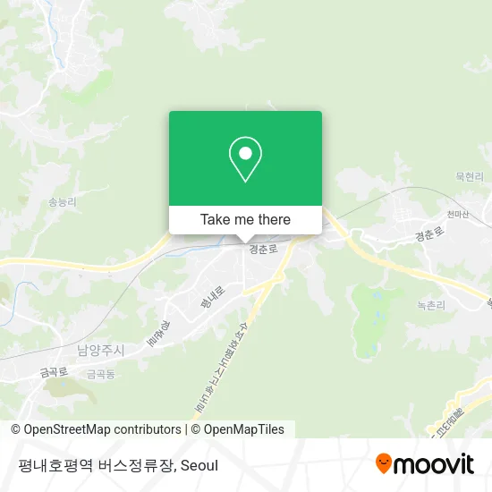 평내호평역 버스정류장 map