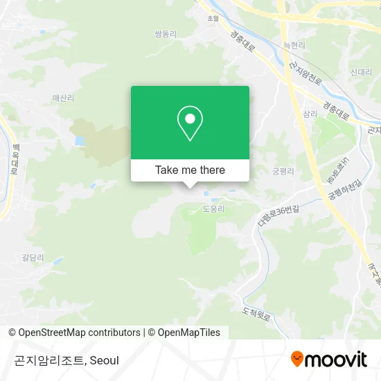 곤지암리조트 map