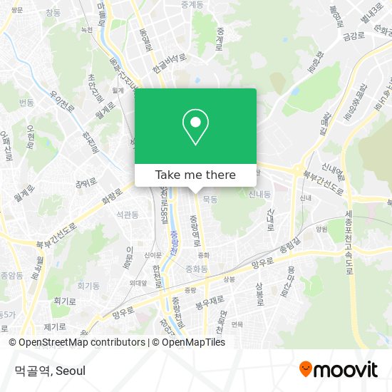 먹골역 map