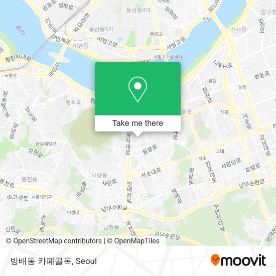 방배동 카페골목 map