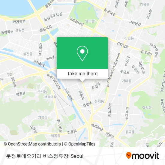 문정로데오거리 버스정류장 map