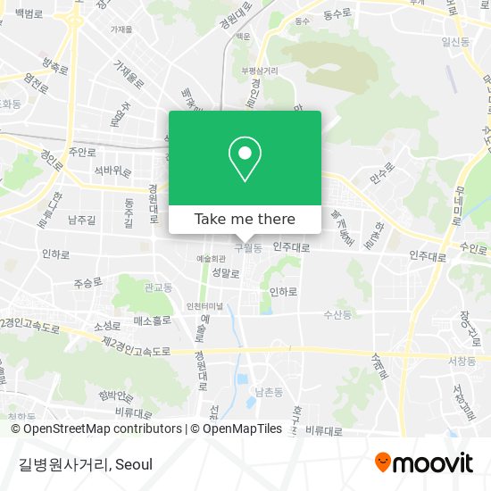 길병원사거리 map