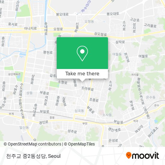천주교 중2동성당 map