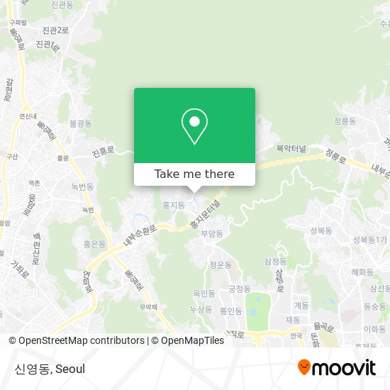신영동 map