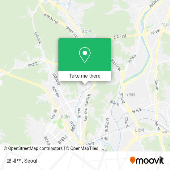 별내면 map