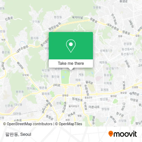 팔판동 map