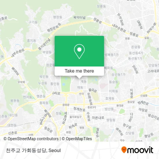 천주교 가회동성당 map