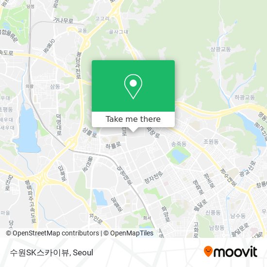 수원SK스카이뷰 map