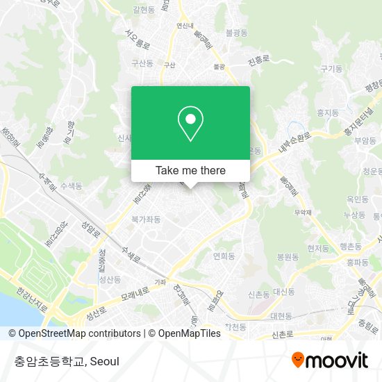 충암초등학교 map