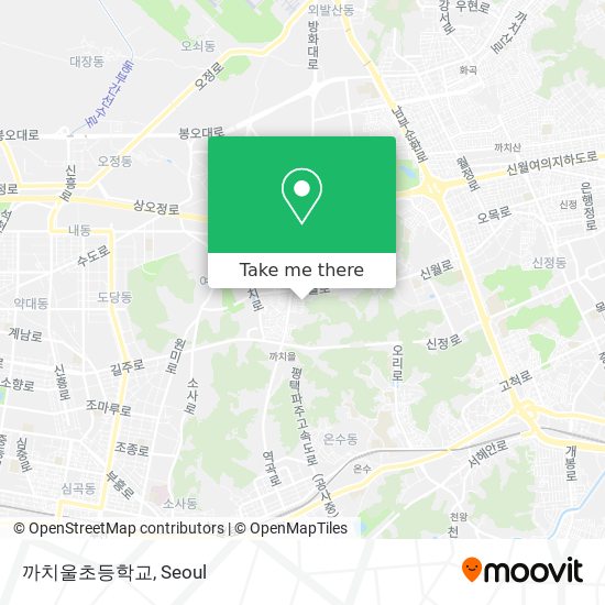 까치울초등학교 map