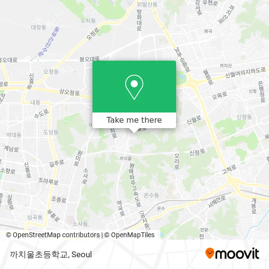 까치울초등학교 map