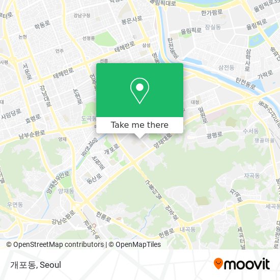 개포동 map