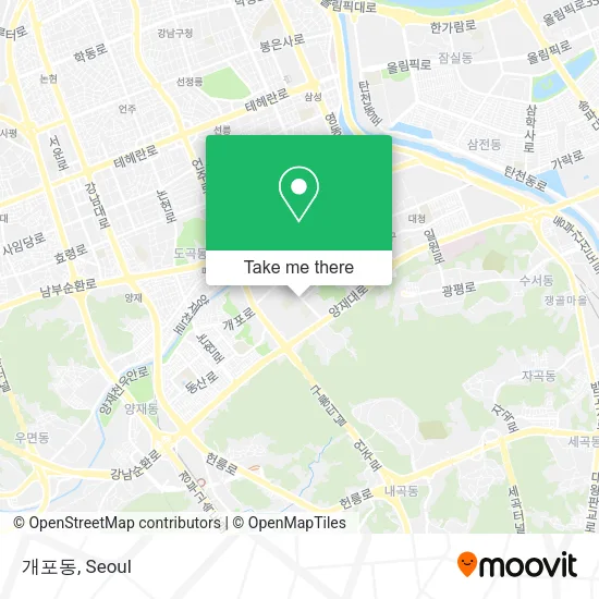 개포동 map