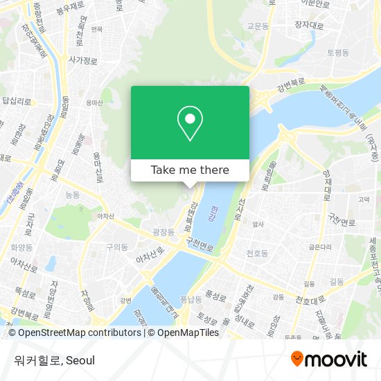 워커힐로 map