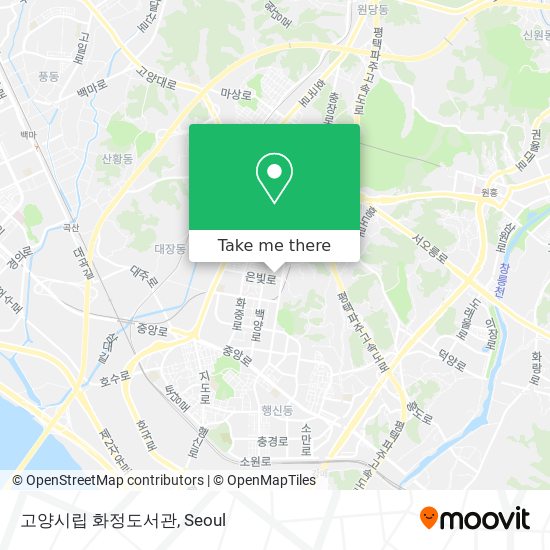 고양시립 화정도서관 map