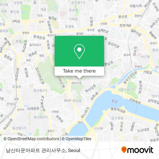 남산타운아파트 관리사무소 map
