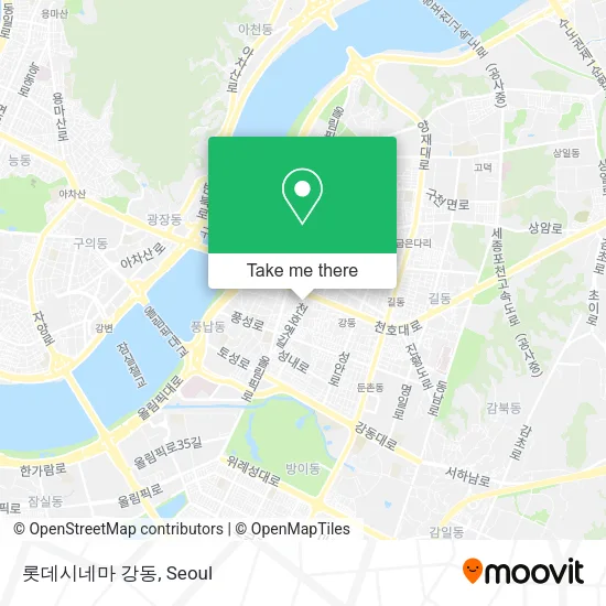 롯데시네마 강동 map
