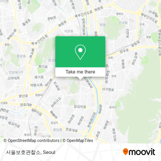 서울보호관찰소 map