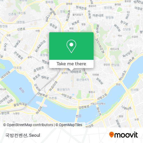 국방컨벤션 map