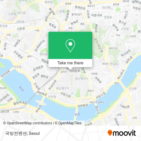 국방컨벤션 map