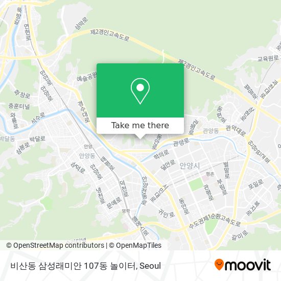 비산동 삼성래미안 107동 놀이터 map