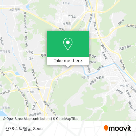 산78-4 박달동 map