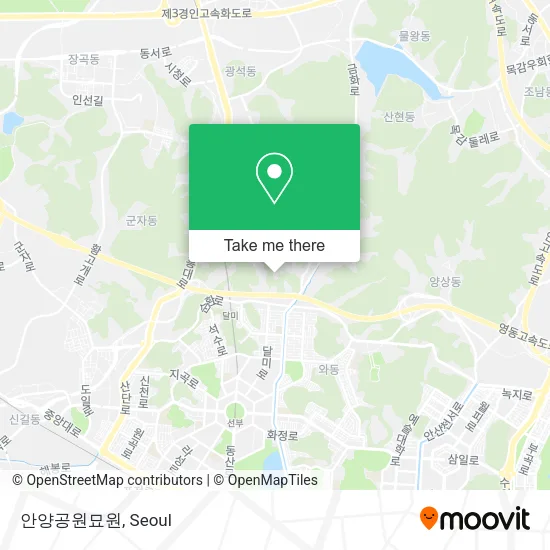 안양공원묘원 map
