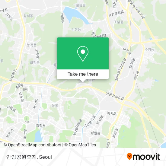 안양공원묘지 map