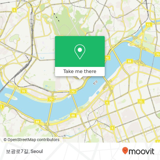 보광로7길 map