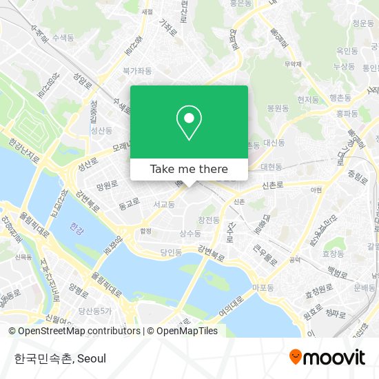 한국민속촌 map