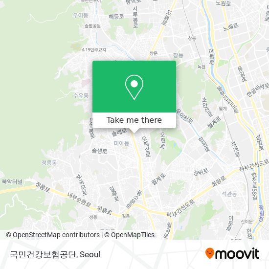 국민건강보험공단 map