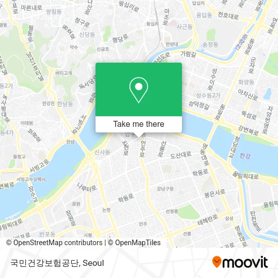 국민건강보험공단 map