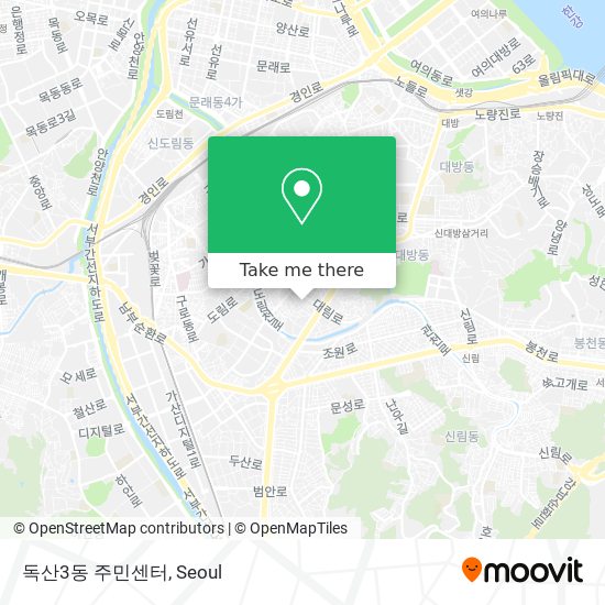 독산3동 주민센터 map