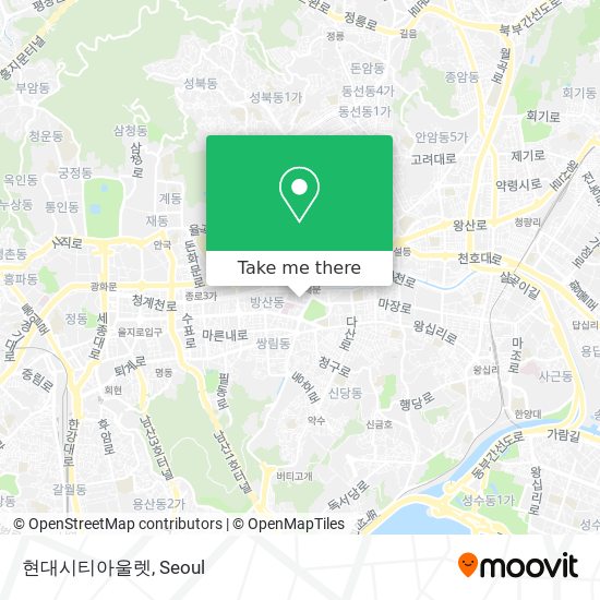 현대시티아울렛 map