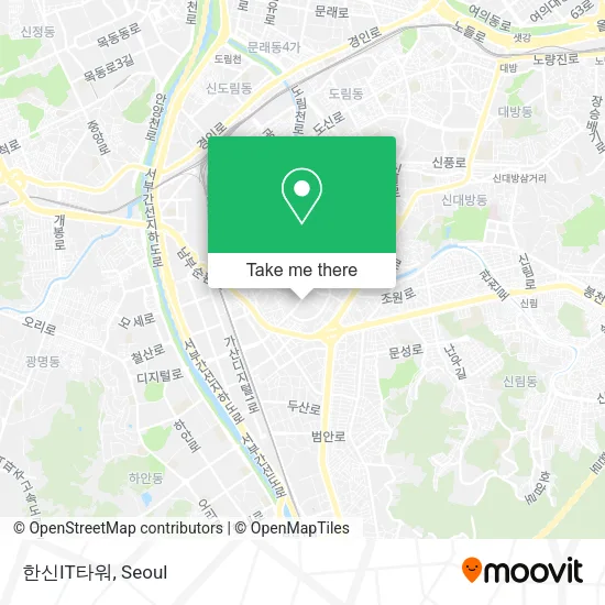 한신IT타워 map