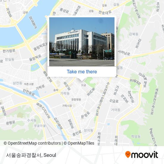 서울송파경찰서 map