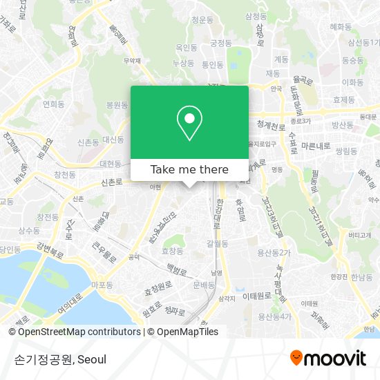 손기정공원 map