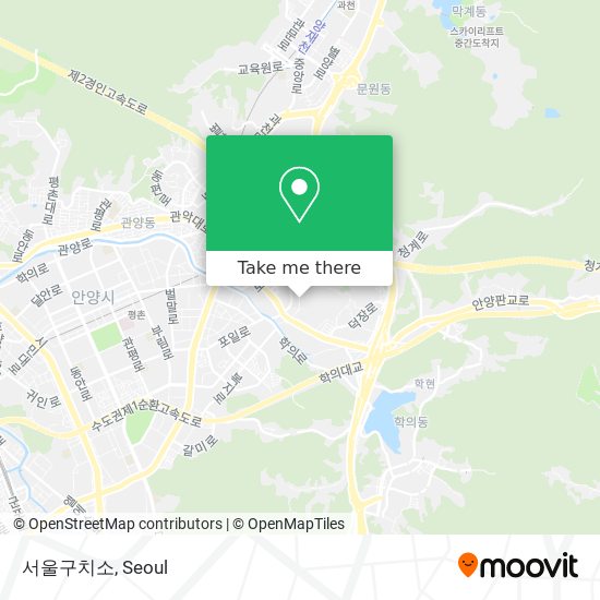 서울구치소 map