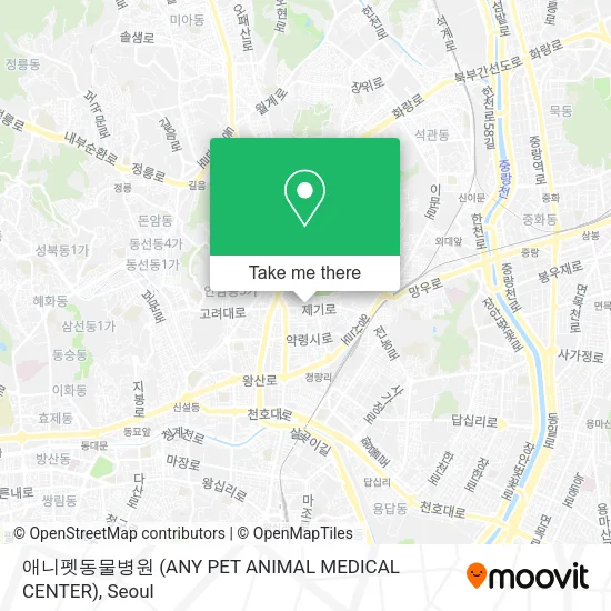애니펫동물병원 (ANY PET ANIMAL MEDICAL CENTER) map