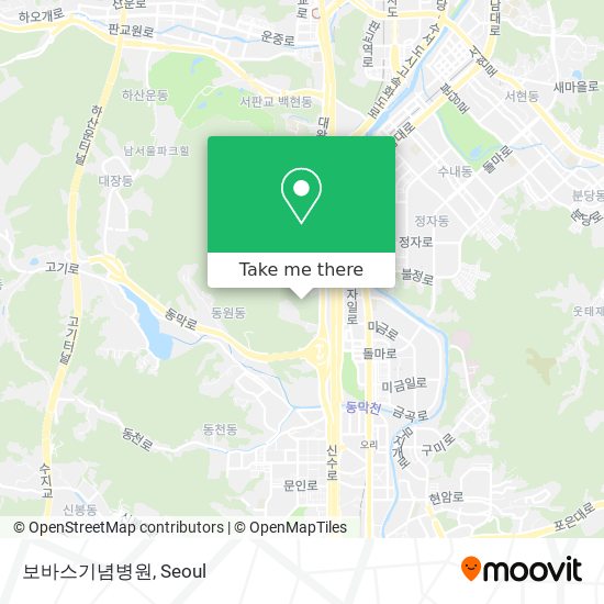 보바스기념병원 map