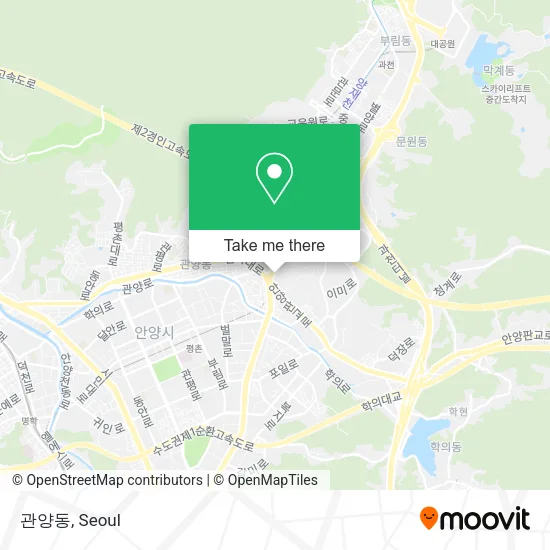 관양동 map