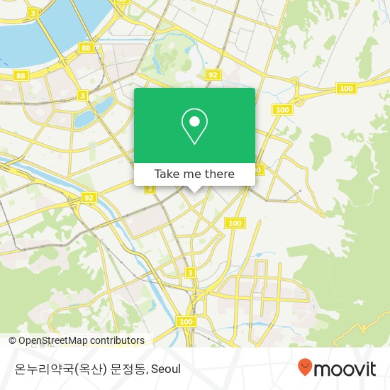 온누리약국(옥산) 문정동 map